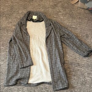 Thread & Supply Charcoal Gray Blazer